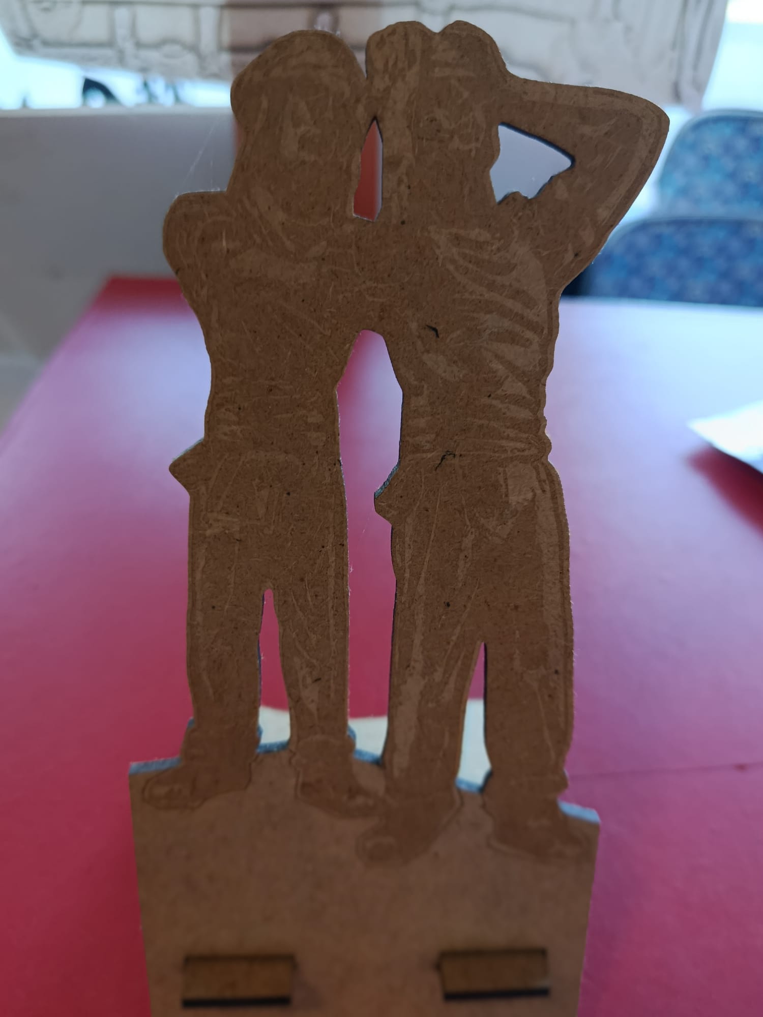 Figura de madera de costalero